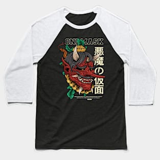 Oni Mask Baseball T-Shirt